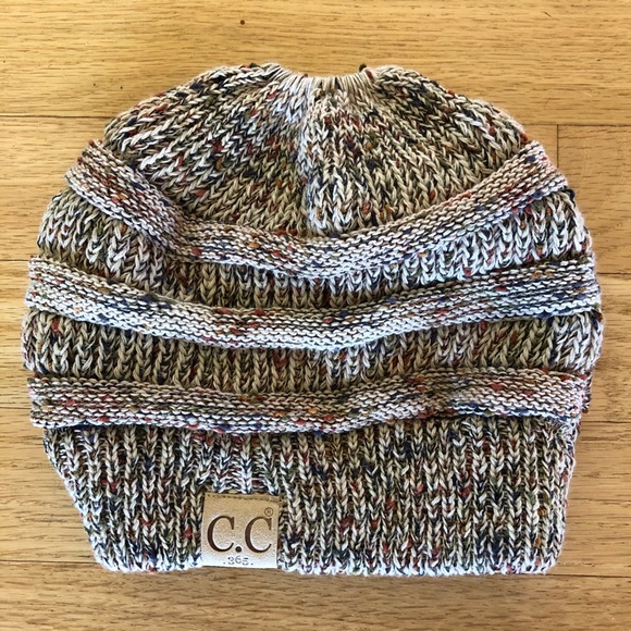cc Other - ☀️ CC 365 Kids Knit Hat with Ponytail Hole